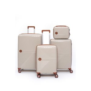 Set de valises de voyage 4 pièces L 28/M 24/S 20/BC 12. de tailles différentes du plus grand au plus petit – ensemble pratique et élégant pour tous les besoins de voyage avec un design robuste, léger et facile à ranger