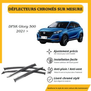Déflecteur d’air noir et chromé DFSK Glory 500 2021 >