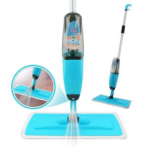 Balai Vapeur Avec Pulvérisation Multi-Fonction Mop Spray Pliable Plastique  Bleu