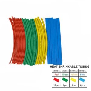 Kit 33 gaines thermo rétractables assorties pour isolation de fils électriques