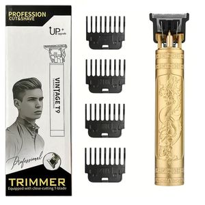 ماكينة قص شعر لاسلكية قابلة لإعادة الشحن، ماكينة تشذيب لحية للرجال