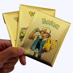 Pokemon Pack; lot de 55 Cartes Pokémon en feuilles dorées; type Vmax GX  Charizard اPikachu, Collection Rare à prix pas cher