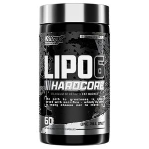 Nutrex RESEARCH LIPO-6 Hardcore 60 Capsules | Fat Burner Thermogénique | Brûleur de Graisses Ultra Concentré