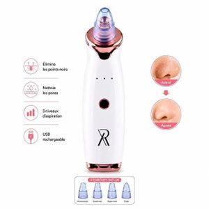 XR Cleaner Aspirateur Points Noirs Rechargeable Usb Nettoyeur De Pores Visage Anti Acné