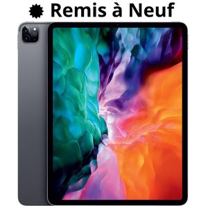 Apple iPad Pro (2020) 4eme Génération 12.9-inch - 1TB - Wi-Fi/cellular - Gris Sidéral - Remis à neuf