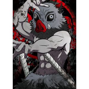 Demon Slayer 151 Anime Manga Painting style Poster Chambre