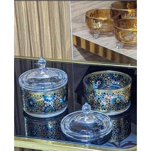 Apportez une touche de luxe à votre décoration avec ce récipient (5piece)