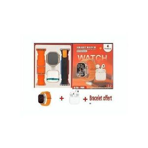 Smartwatch Ultra + Écouteurs - NFC, Pression Artérielle, Sport