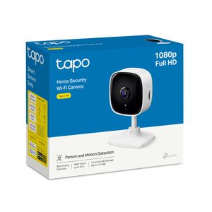 tapo Caméra de Surveillance Intérieure TP-Link C100 Full HD 1080p Wi-Fi avec Détection de Mouvement et Audio Bidirectionnel