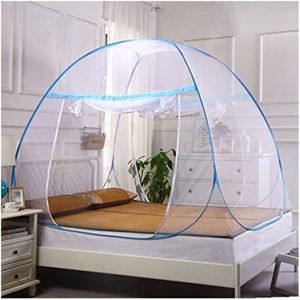 Moustiquaire pliable pour lit 2 place, moustiquaire tente 180X200X150 cm Autonome