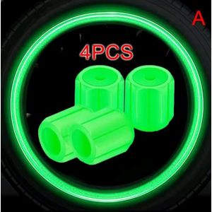 Bouchons de valve de pneus fluorescents et phosphorescents pour briller dans le noir 