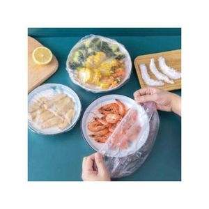 100 sacs de conservation des aliments réutilisables élastiques a fermeture extensible