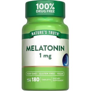 Nature'S Sleep Melatoninn, 1 mg, 180 Tablets
