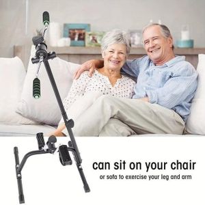 Pédalier à Double Pédale pour les Bras et les Jambes, Marcheuse de récupération portable et réglable