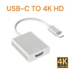 Adaptateur USB-C vers 4K HD pour affichage vidéo en ultra haute définition
