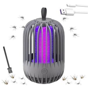 Lampe anti-moustiques électrique USB avec lumière UV et grille de protection