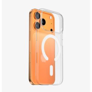 Coque étui transparente compatible MagSafe  iPhone 17 Pro Max transparente qualité Prenium 