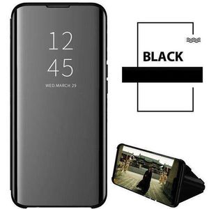 QUIVANA غطاء Clear View لهاتف سامسونج جالاكسي S26 Ultra 5G 5G أسود