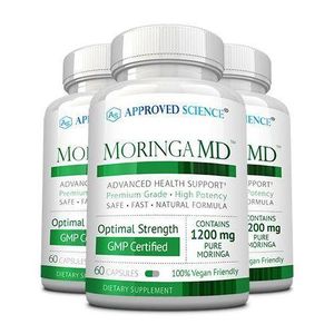 ALIMENT 100 %  PUR ET VERT POUR  BOOSTER VOTRE SANTÉ MORINGA MD