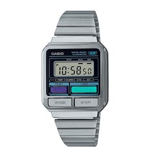 Casio  Montre Digitale Vintage Unisexe – Style Rétro Iconique  – Chronomètre & Alarme - A120WE-1A