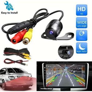 Caméra de Recul Universelle HD pour Voiture Trés bon Qualité– Grand Angle, Vision Nocturne, Étanche, Aide au Stationnement, Compatible Écran MP5, SUV, Camion, Fourgonnette, Camping-Car