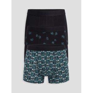 Lc Waikiki Lot de 3 boxers pour hommes en coton extensible coupe régulière