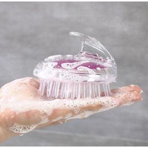 Brosse de Massage Cuir Chevelu en Silicone – Stimulateur de Pousse & Brosse à Shampooing Anti-Stress