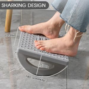 Support Pieds Ergonomique pour Télétravail – Repose-Pieds Bureau Anti-Fatigue