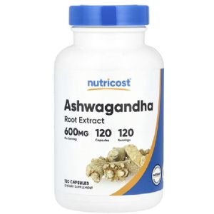 Nutri Nutricost, Ashwagandha Root Extract, 600 mg, 120 Capsules