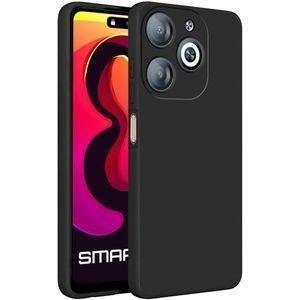 Case Pochette Souple Liquid Silicone liquid pour infinix smart 8 - noir