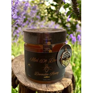 Zayti Miel de Lavande Crémeux et Cru du Maroc, 300g - 100% Pur et Naturel - Sans OGM, Sans Additifs - Arôme Floral Avec un Goût Riche