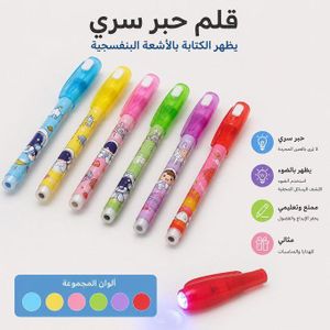 1 Stylo Secret UV – Écriture Invisible avec Lampe Intégrée