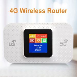 Modem Routeur Mobile 5G / 4G LTE Wi-Fi Rechargeable Portable, Emplacement SIM – Blanc
