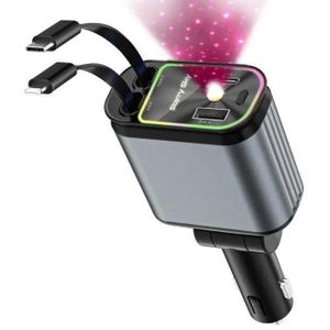 Chargeur voiture multifonction