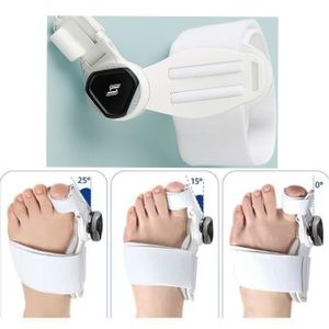 Orthèse Hallux Valgus Réglable – Correction des Oignons du Pied – Attelle de Nuit Confortable