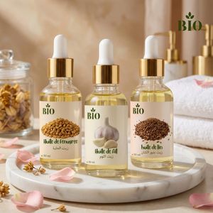 Bio Gamme Soin Cheveux 50 ml ,  Sélection de huiles pour nutrition et de éclat Organic