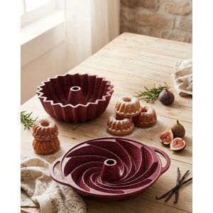 Moule À Gâteau En Granite Antiadhésif – Moule À Kugelhopf Et Bundt Cake Cannelé Avec Poignées Pour Pâtisserie