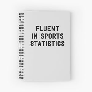 Courant dans les statistiques sportives Cahier à spirale