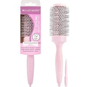 Brushworks Brosse Ronde en Céramique 45 mm – Pour Cheveux Longs & Brushing Rapide