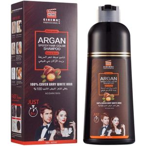 Shampooing Argan Colorant Marron Naturel 420Ml