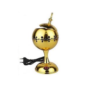 Encensier Électrique Doré - Diffuseur d'Ambiance Élégant