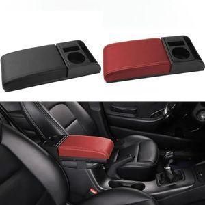 Genebre Coussin de console centrale de voiture, housse de console centrale de SUV, amélioration de la console centrale, coussin souple pour voiture, protection de la console centrale, confort des accoudoirs, accessoire intérieur de voiture.