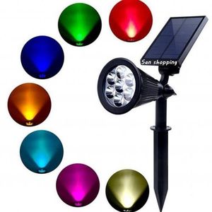 4pcs Lampe Solaire Exterieur Jardin - 120 LED -8 Modes - pour