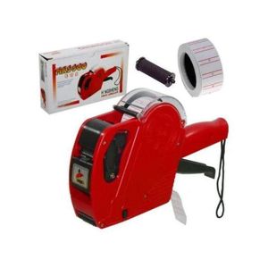 Hong Sheng Étiqueteuse de Prix Professionnelle 8 8 bits - Pistolet d’Étiquetage Manuel avec Rouleaux – Machine à