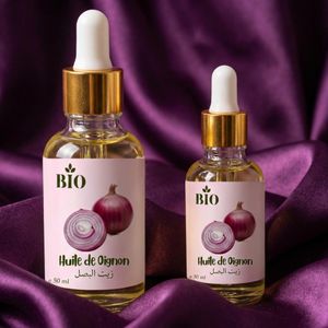 Bio Sélection Huile de oignon 50 ml + Huile de oignon 30 ml routine beauté naturelle