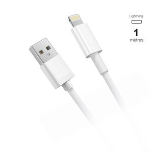 Apple câble USB-C vers Lightning pour iPhone/iPad (1 m) • MediaZone Maroc
