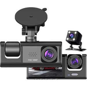 Generic Caméra de tableau de bord avec rétroviseur Dashcam pour voiture à  prix pas cher