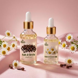 Bio Duo Huile girofle 50 ml + Huile camomille 30 ml rituel beauté