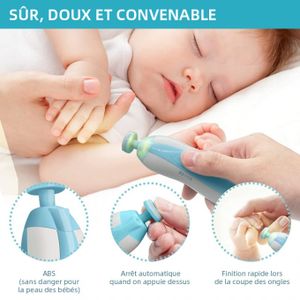 Soin des ongles WADEO Lime à Ongle Electrique Bebe Coupe Ongle Bebe  Electrique Fille Safety Kit Ciseaux Bébé Manucure To 432431 - Cdiscount  Puériculture & Eveil bébé