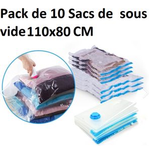 20 Pièces Sac De Stockage Sac Housse De Rangement Sous Vide